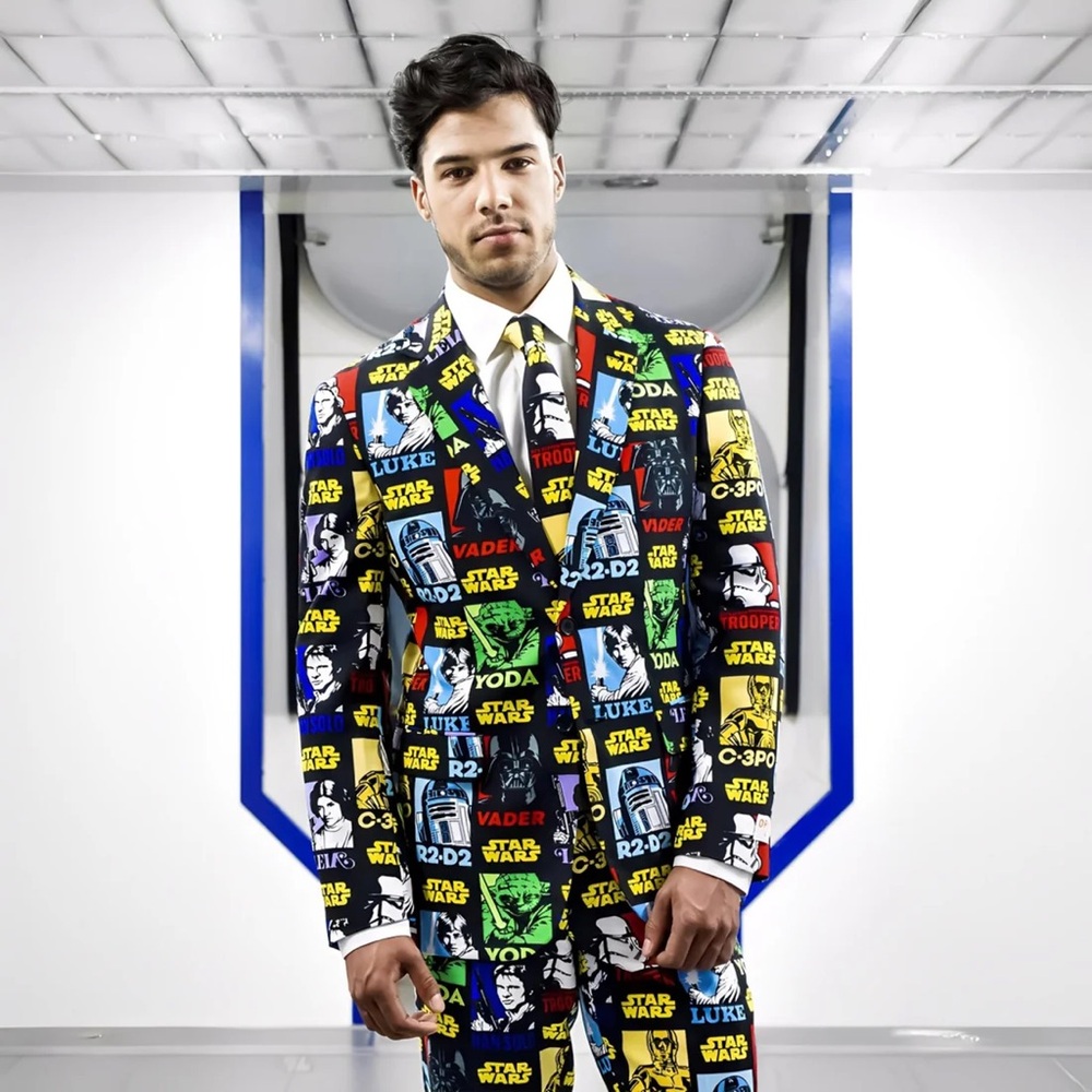 OppoSuits Multicolor Star Wars Men's Suit
